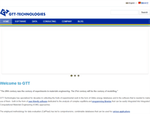 Tablet Screenshot of gtt-technologies.com